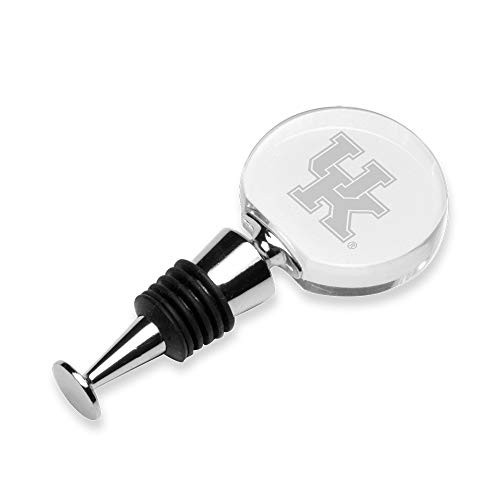University Glass NCAA Kentucky Wildcats Crystal Wine Stopper Clear One Size