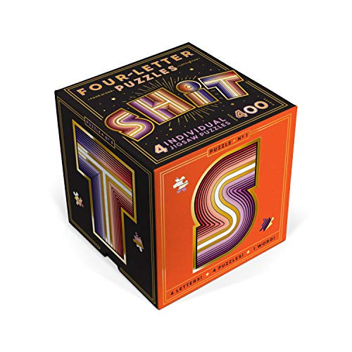 Knock Knock Shit Four-Letter Puzzle for Adults