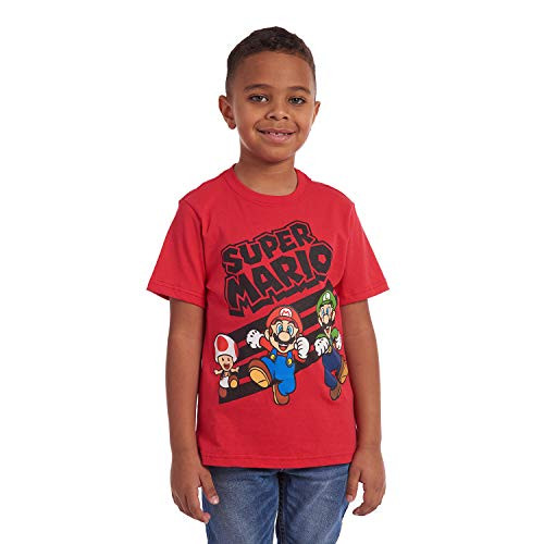 Nintendo Boys Mario Super Mario Squad Tee 7 Red Nintendo Boys Mario Super Mario Squad Tee 7 Red