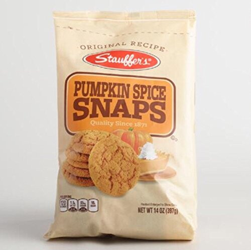 Stauffers Pumpkin Spice Snaps Cookies 14 Oz_ Pack of 2 Stauffers Pumpkin Spice Snaps Cookies 14 Oz_ Pack of 2