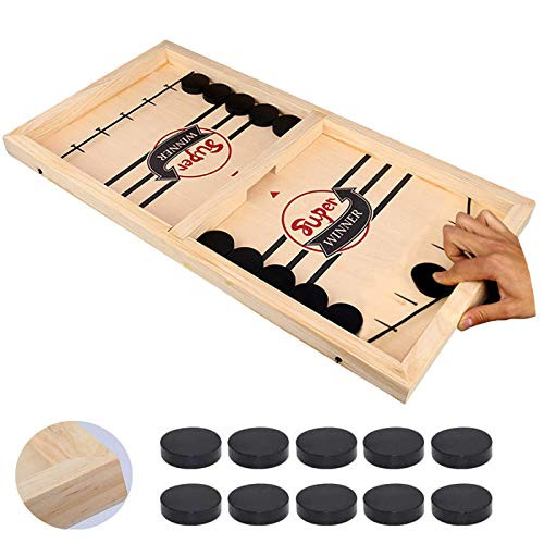 Fast Sling Puck Game Table Desktop Battle Ice Hockey Game Winner Board Chess Games for Adults and Kids