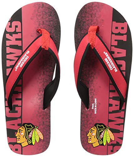 NHL Chicago Blackhawks Mens CONTOUR FADE WORDMARKCHICAGO BLACKHAWKS CONTOUR FADE WORDMARK - MENS - LARGE Team Color L