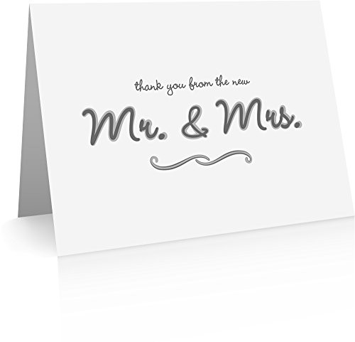 Wedding Thank You Cards 40 Foldover Cards and Envelopes