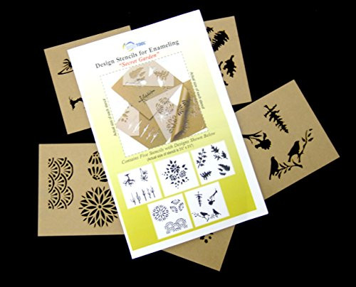 Design Stencils By Eurotool Secret Garden Great For Enameling