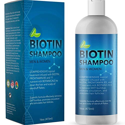 Natural Biotin Shampoo for Thin Hair - Sulfate Free Shampoo for Fine Hair Care with Biotin Hair Vitamins for Thinning Hair Care - Zinc Pyrithione Shampoo Biotin Coconut Oil Dry Scalp Treatment Natural Biotin Shampoo for Thin Hair - Sulfate Free Shampoo for Fine Hair Care with Biotin Hair Vitamins for Thinning Hair Care - Zinc Pyrithione Shampoo Biotin Coconut Oil Dry Scalp Treatment
