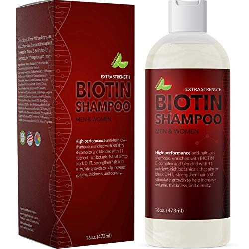Biotin Extra Strength Volume Shampoo - Natural Biotin Shampoo for Thinning Hair Moisturizer for Men and Women - Biotin Coconut Oil Zinc Pyrithione Shampoo for Fine Hair and Dry Scalp Care Biotin Extra Strength Volume Shampoo - Natural Biotin Shampoo for Thinning Hair Moisturizer for Men and Women - Biotin Coconut Oil Zinc Pyrithione Shampoo for Fine Hair and Dry Scalp Care