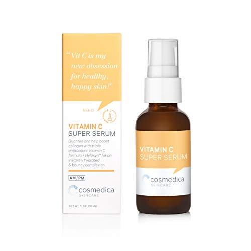 Vitamin C Super Serum 3 variations of Vitamin C  hyaluronic acid  vitamin E Natural Extracts and Organic Ingredients Best Anti-Aging Serum  Hydra C Serum 1 Ounce