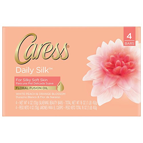 Caress Beauty Bar, Daily Silk 4 oz, 4 Bar Caress Beauty Bar, Daily Silk 4 oz, 4 Bar