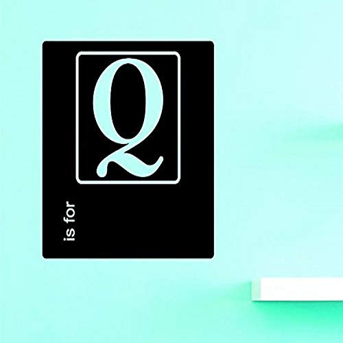 Design with Vinyl Top Selling Decals Q is for Alphabet Letter Wall Art