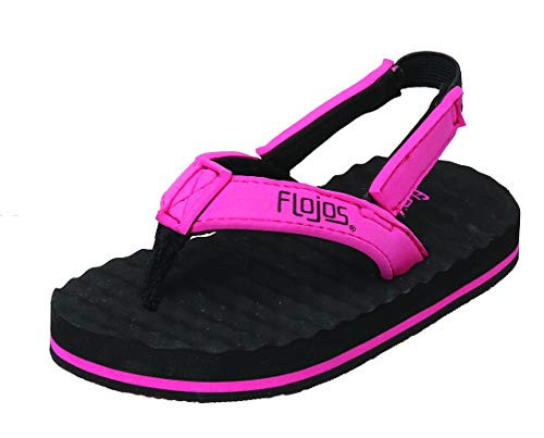 Flojos Baby Girls Tyke Flat Sandal Pink 8 Infant