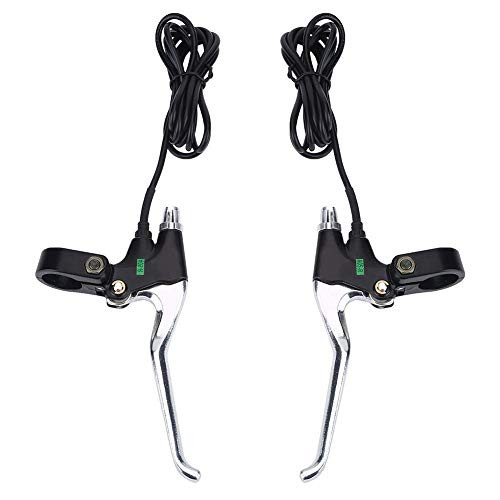Rainbowrock Brake Lever Set-Bicycle Brake Lever 1 Pair Durable 2 Wires Left and Right E-Bike Bicycle Electric Brake Lever Replacement PartsBlackBlack Rainbowrock Brake Lever Set-Bicycle Brake Lever 1 Pair Durable 2 Wires Left and Right E-Bike Bicycle Electric Brake Lever Replacement PartsBlackBlack