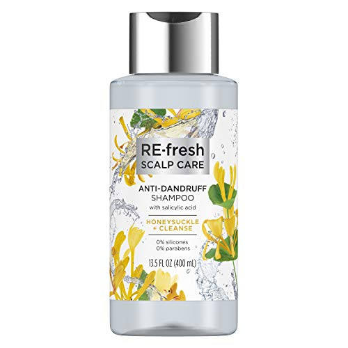 RE-fresh Scalp Care Anti-Dandruff Shampoo - Honeysuckle  Cleanse - Salicylic Acid 13_5 FZ 400 ml