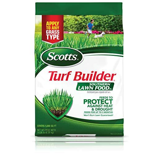 Scotts 20220 Turf Builder Southern Lawn FoodFL 5000 sq_ ft Florida Fertilizer Protects Against Heat and Drought Feeds for Up to 3 Months Apply to Any Grass Type