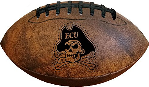 NCAA East Carolina Pirates Vintage Throwback Football 9-Inches