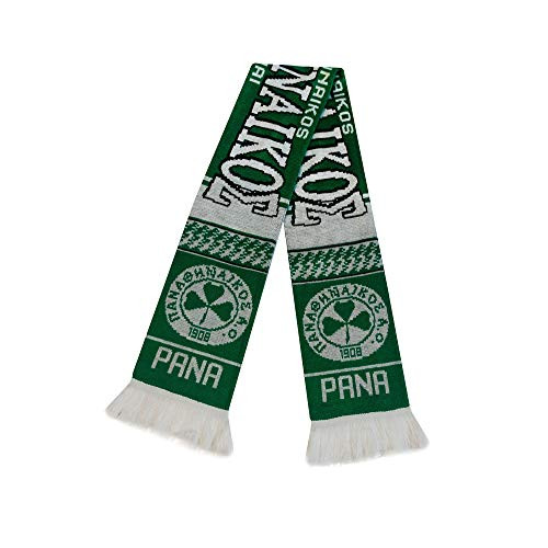 Panathinaikos Scarf Premium Soccer Fan Scarf Soft Acrylic Knit Panathinaikos Scarf Premium Soccer Fan Scarf Soft Acrylic Knit
