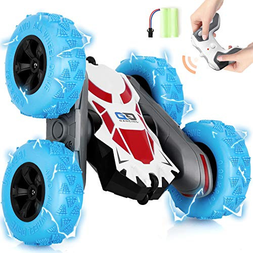 KINGSDRAGON Remote Control Car RC Stunt Car Toy for Kids with 2 Sided 360 Rotation for Kids Boy Girl