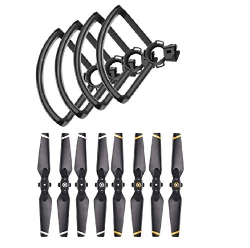 BTG 4PCS Quick-Release Propeller Guards Protectors  and  8PCS Quick Release Propellers Compatible with DJI Spark