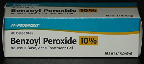 Perrigo 10 Benzoyl Peroxide Acne Treatment Gel 2_1 oz