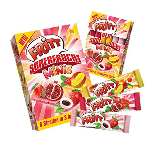 German Fruit Chewy Candy Fritt Superfruit Minis From Germany Pack of 2