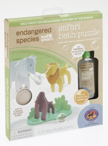 Endangered Species by Sud Smart Safari Bath Puzzle