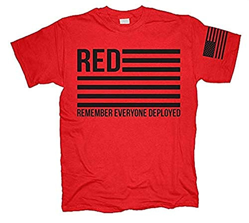 RED Remember Everyone Deployed T-Shirt XXL