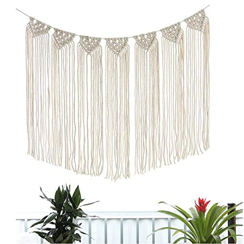YWXWY Macrame Large Woven Wall Hangings Wall Tapestry Bohemian Handmade Wall Decoration for Apartment Bedroom Living Room Gallery Wedding Backdrop Curtain Fringe Garland Banner Baby Nursery