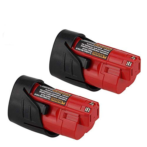 Upgraded to 3000mAh 12V Replacement Battery Compatible with Milwaukee m12 Battery XC Lithium 48-11-2401 48-11-2402 48-11-2411 48-11-2420 48-11-2440