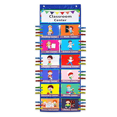 Classroom Center Pocket ChartClassroom Management Pocket ChartClassroom Course Tracking Pocket ChartsClassroom Track Pocket Chart