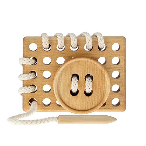 Wooden Lacing Travel Toy for Boy and Girl Preschool Learning Educational Game for 3 4 and 5 Years Old Fine Motor Skills Toy Montessori Toy Wooden Lacing Travel Toy for Boy and Girl Preschool Learning Educational Game for 3 4 and 5 Years Old Fine Motor Skills Toy Montessori Toy