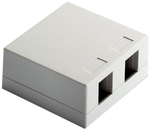 Legrand - On-Q Surface Mount Box, White, 2-Port, F9048WHV1