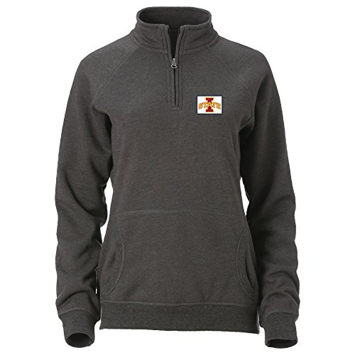 Ouray Sportswear NCAA Womens Dee-lite 14 Zip Iowa State Cyclones Graphite Large Ouray Sportswear NCAA Womens Dee-lite 14 Zip Iowa State Cyclones Graphite Large