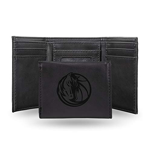 NBA Rico Industries Laser Engraved Trifold Wallet Dallas Mavericks
