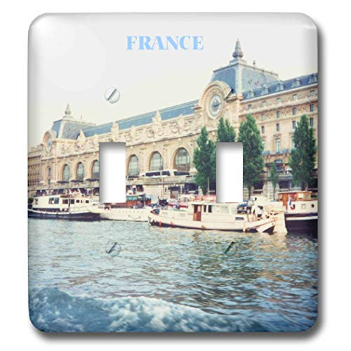 3dRose lsp-28332-2 Seine River France Double Toggle Switch