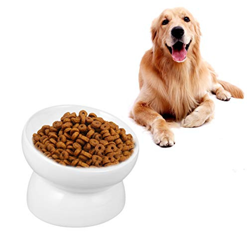 POPETPOP Raised Cat Ceramic Bowl Elevated Cat Food Bowls Water Bowl with Stand Slanted Mouth Pet Feeding Bowls Pet Food and Water Bowls for Dogs Cats POPETPOP Raised Cat Ceramic Bowl Elevated Cat Food Bowls Water Bowl with Stand Slanted Mouth Pet Feeding Bowls Pet Food and Water Bowls for Dogs Cats