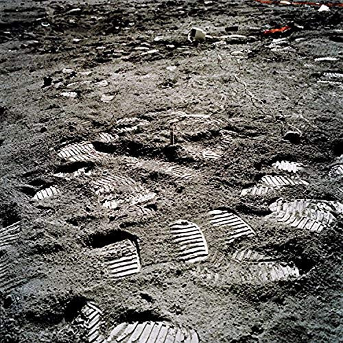 Lunar Foot Prints on The Moon Poster Print by Stocktrek Images 16 x 16