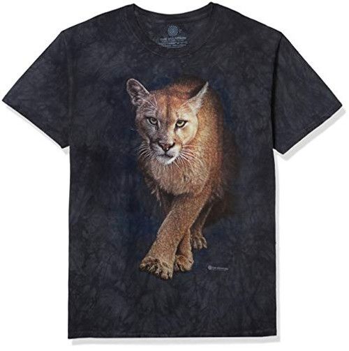 The Mountain Emergence Adult T-Shirt Green and Blue 2XL The Mountain Emergence Adult T-Shirt Green and Blue 2XL