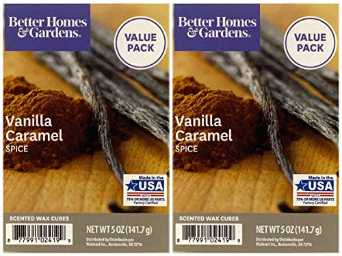 Better Homes and Gardens Vanilla Caramel Spice Wax Cubes 2-Pack