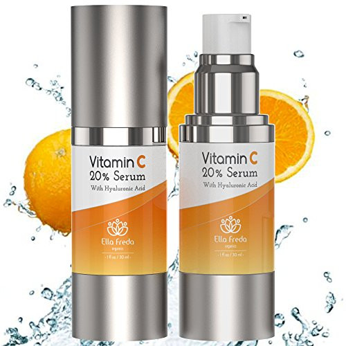 Topical Vitamin C Serum for Face with Hyaluronic Acid - Hydration Skin Tone Evener Facial Serum Moisturizing Skincare For Brighter Skin and Face 1 oz_
