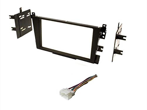 Car Stereo Dash Kit and Wire Harness for Installing a Double Din Radio for 2000-2003 Acura CL 1999-2003 Acura TL