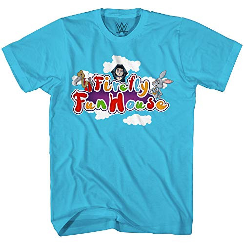 WWE Firefly Fun House The Fiend Bray Wyatt T-ShirtSky BlueX-Large