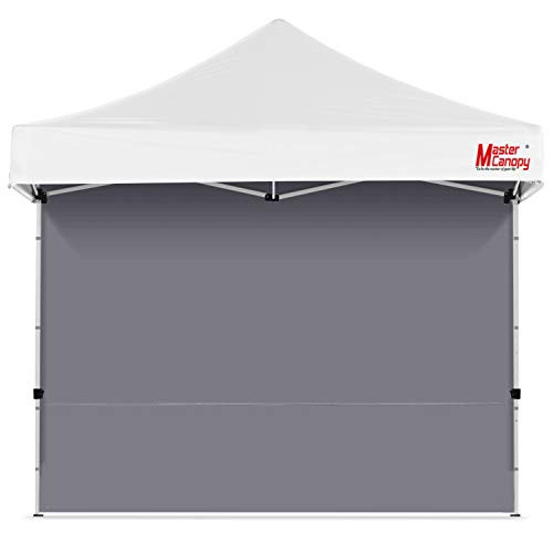 MASTERCANOPY Instant Canopy Tent Sidewall for 10x10 Pop Up Canopy 1 Pack 10x10 Gray