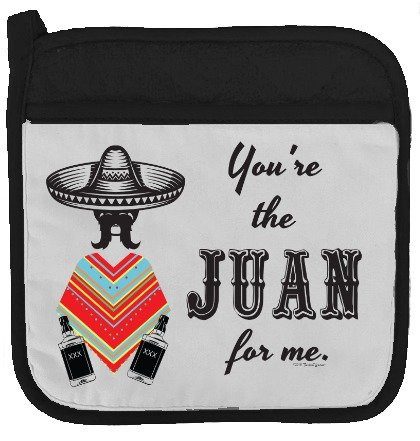 Twisted Wares 9" Potholder - You're The Juan For Me