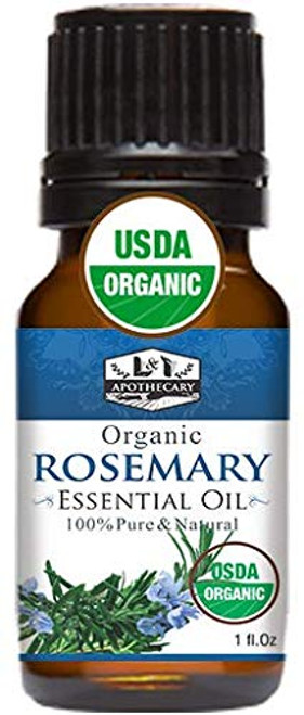 1 fl_ Oz  30 ml Organic Rosemary Essential Oil USDA Certified Organic Rosemary Essential Oil 100 Pure  and  Natural Rosemary Essential Oil