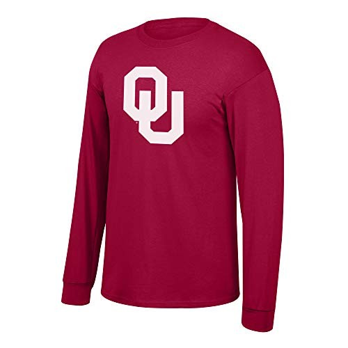 Elite Fan Shop Oklahoma Sooners Mens Team Icon Long Sleeve Tee XX-Large