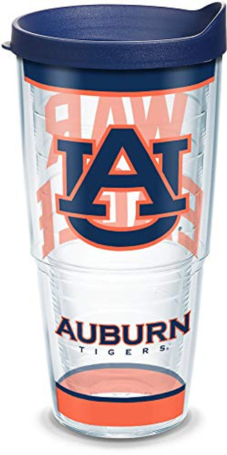 Tervis Auburn Tigers Tradition Insulated Tumbler with Wrap and Navy Blue Lid 24oz Clear Tervis Auburn Tigers Tradition Insulated Tumbler with Wrap and Navy Blue Lid 24oz Clear