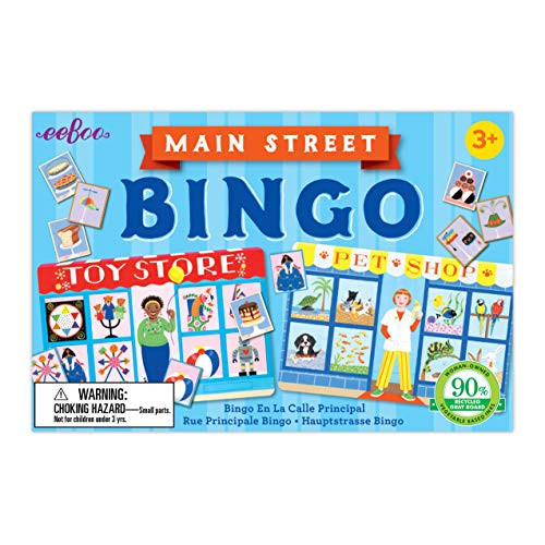 Eeboo Game Main Street Bingo Eeboo Game Main Street Bingo