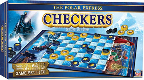MasterPieces Polar Express Checkers Board Game