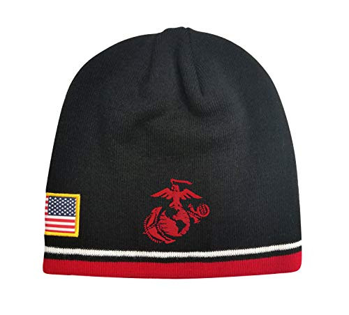 U_S_ Military Beanies One Size U_S_ Marine Corps Battle Flag