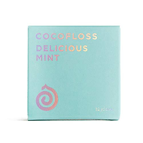 COCOFLOSS Coconut-Oil Infused Woven Dental Floss  Delicious Mint Single  Dentist-Designed  Vegan and Cruelty-Free  2-Month Supply 32 Yds x 1 Unit COCOFLOSS Coconut-Oil Infused Woven Dental Floss  Delicious Mint Single  Dentist-Designed  Vegan and Cruelty-Free  2-Month Supply 32 Yds x 1 Unit
