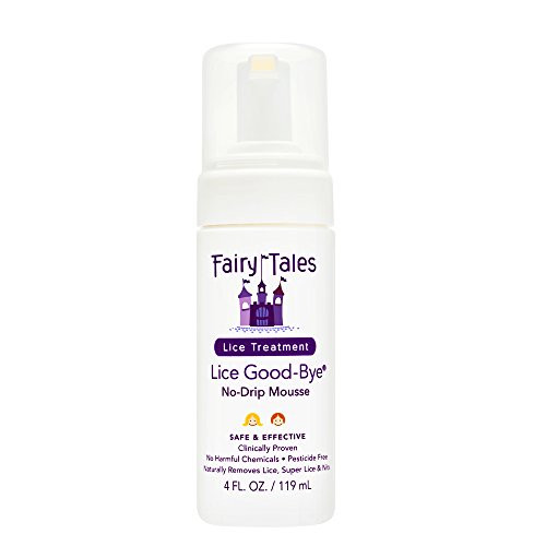 Lice Goodbye Nit Removal Kit with Comb by Fairy Tales for Kids - 4 oz Mousse